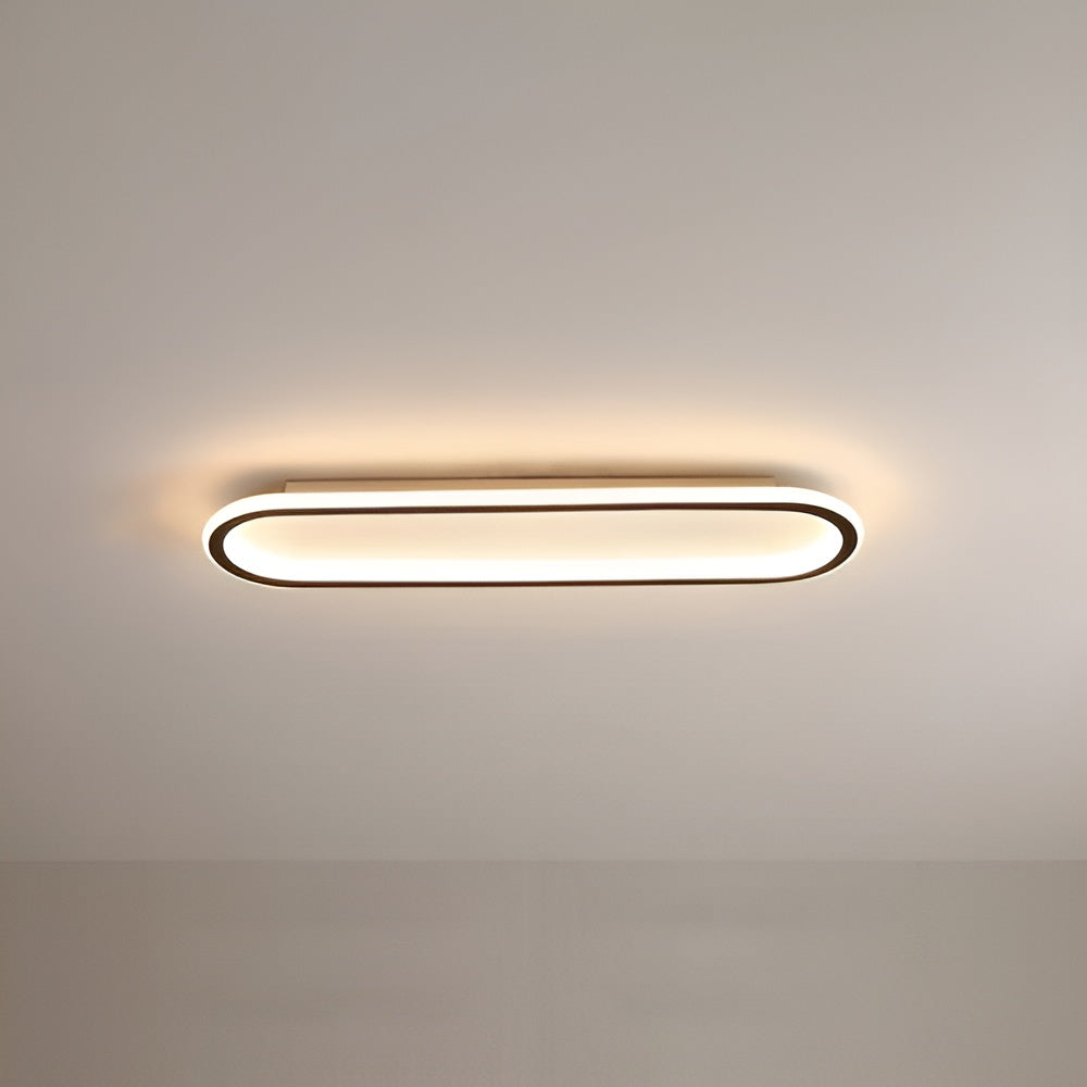 LED-taklamps i oval form – Elegant modern design för hall och entréområde Carvallo