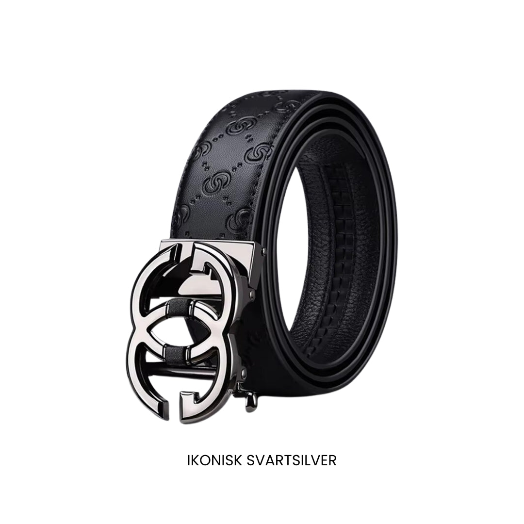 Cintura™ Justerbart bälte, bytebart spänne-Hemnix-Ikonisk svartsilver-Hemnix