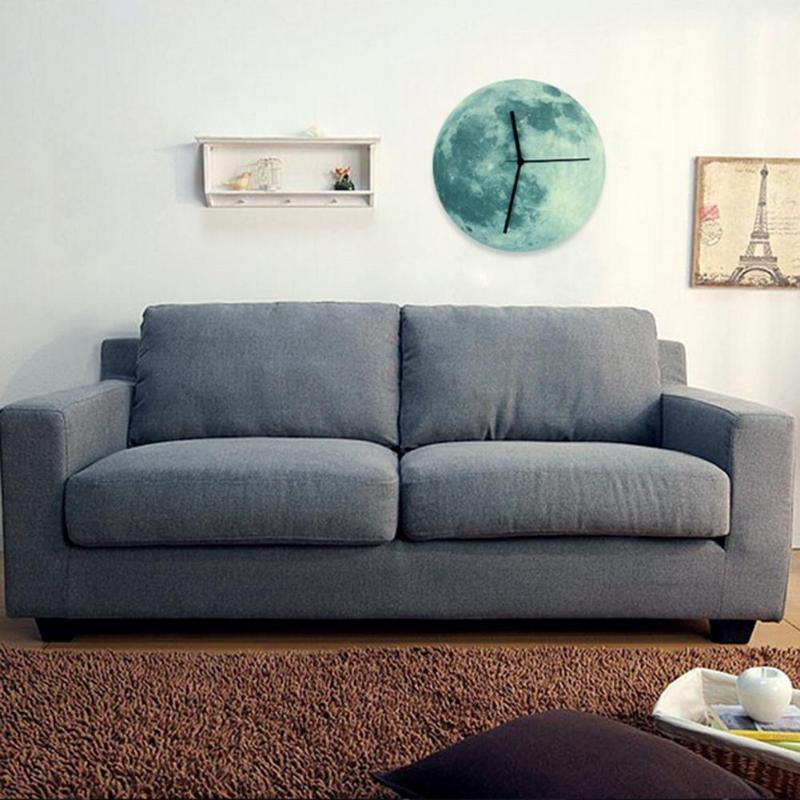 MoonGlow – Glow Dark Moon-inspired wall clock with night lighting Carvallo