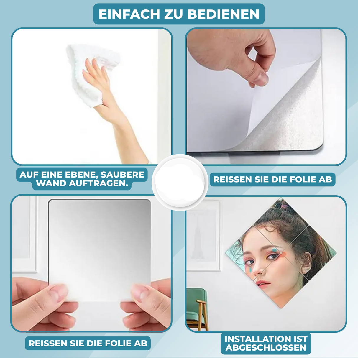 Carvallo – Säkert spegla. Enkelt klistra. Carvallo