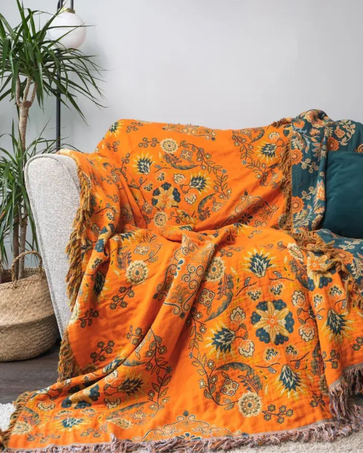 Carvallo – Lyxig Bomull Fil med Varm Marigold Nyans & Bohemisk Charm Carvallo