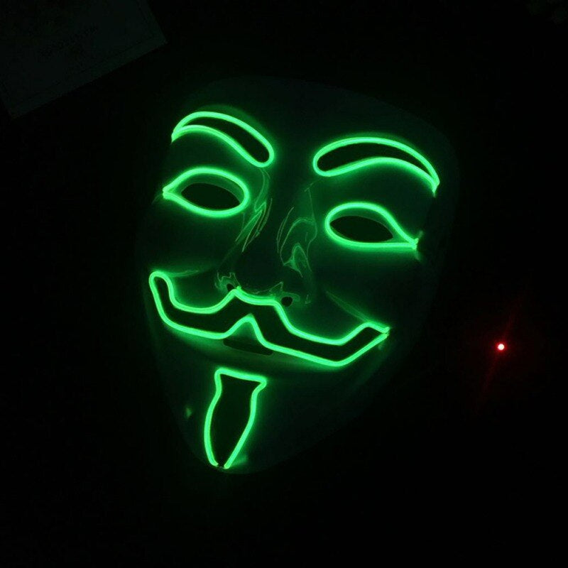 V For Vendetta LED-Mask-Utklädnad-BB-Hemnix