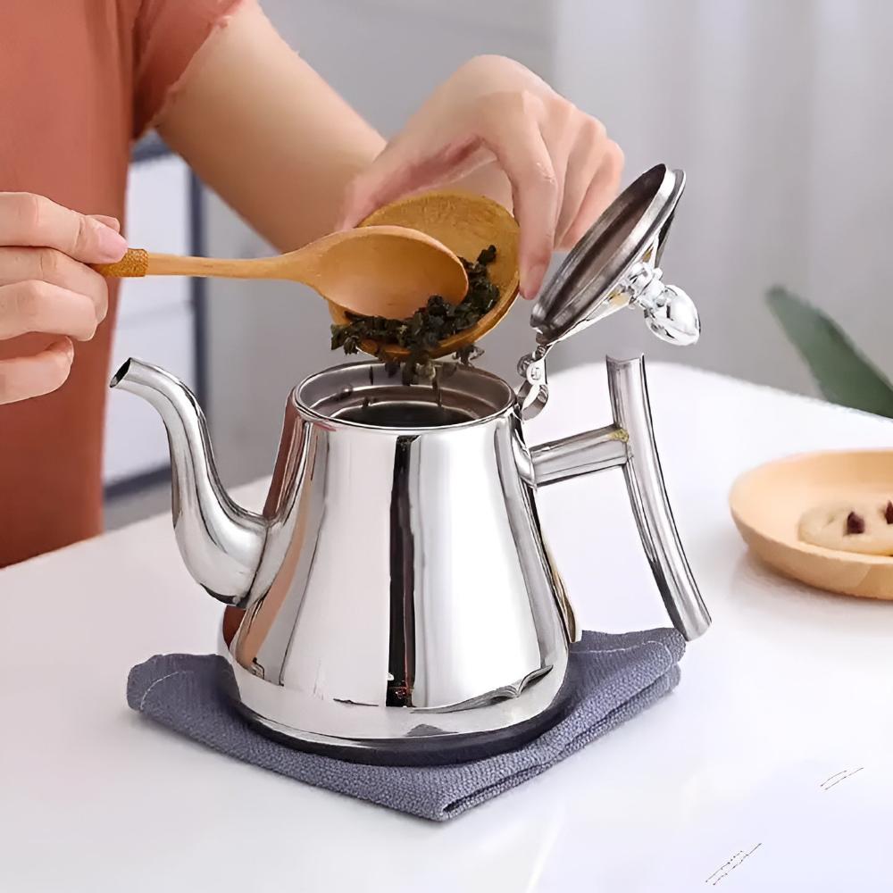 Rostfritt Stål Kanna med Inbyggt Filter Carvallo