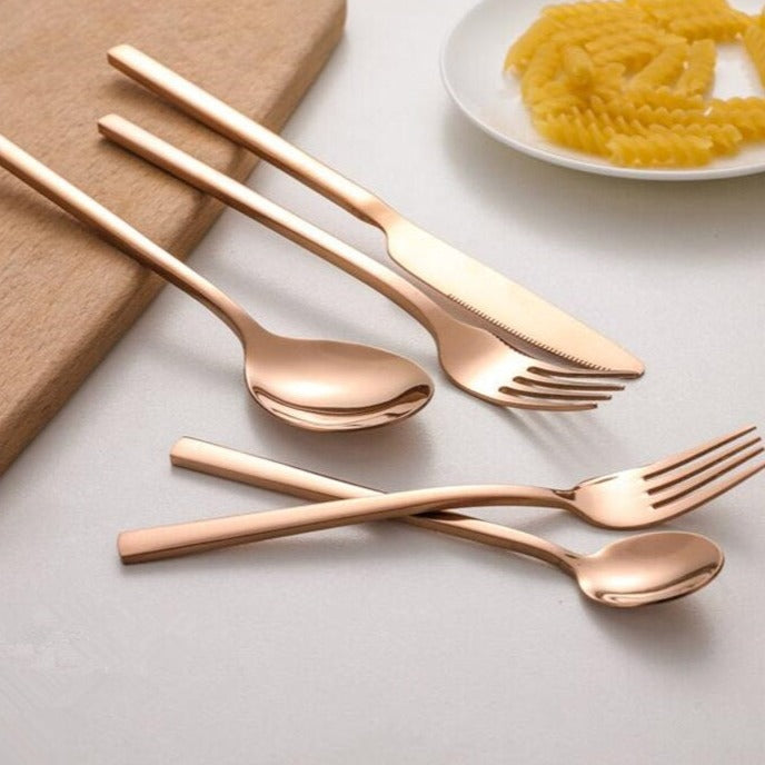Bestickset Rostfritt Stål Modern Silver 30 delar Carvallo