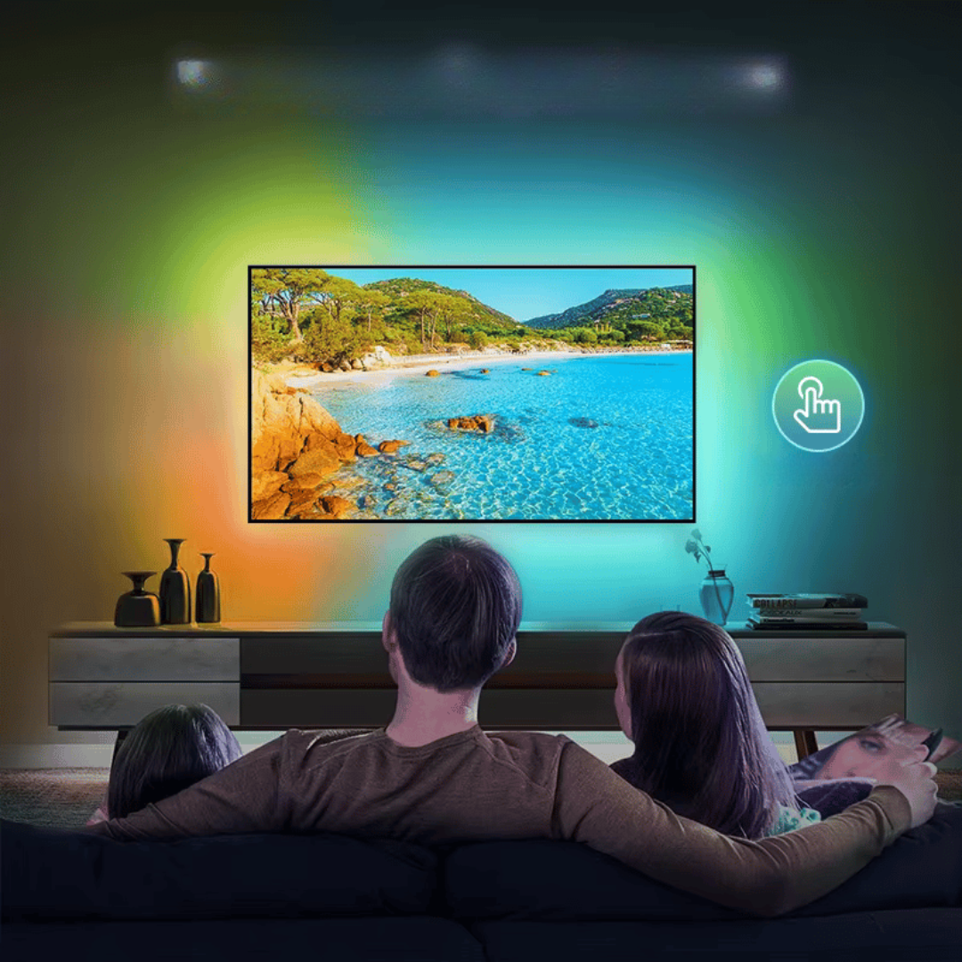 ColorCast – Synkroniserad LED-list för TV-skärmar Carvallo