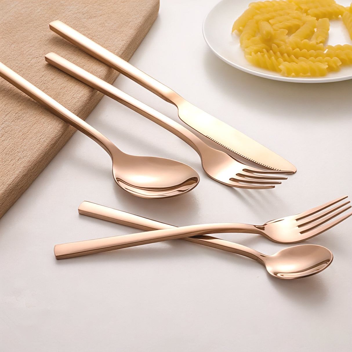 Bestickset Modern Rostfritt Stål Middagsservice Carvallo