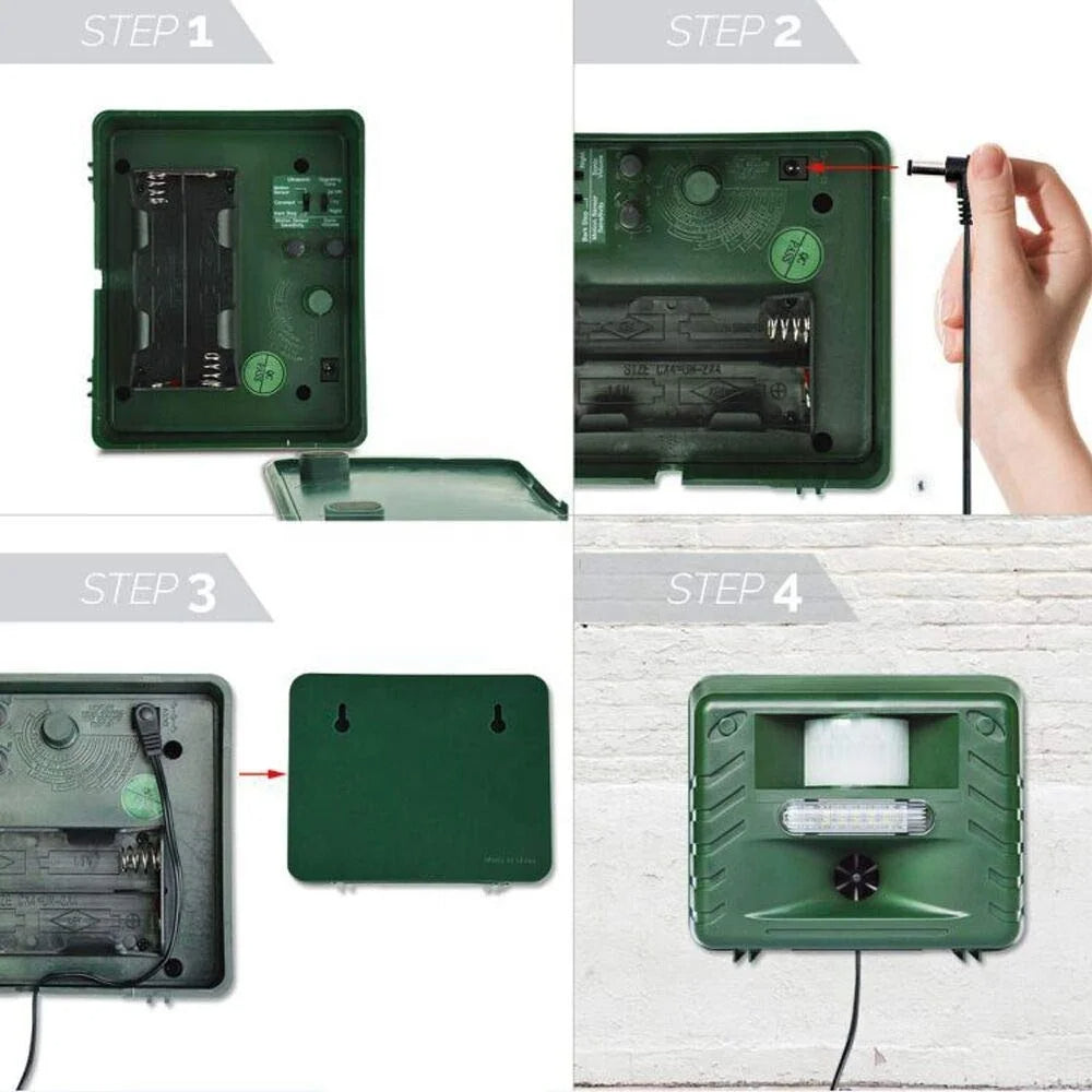 Hackspett Ultraljud Avskräckare för Effektiv Fågelkontroll - Bli Av Med Hackspettar Carvallo