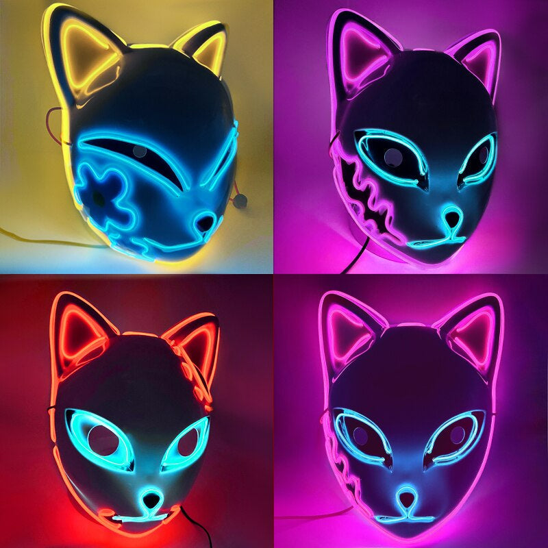 Demon Slayer LED-Mask-Utklädnad-BB-Hemnix