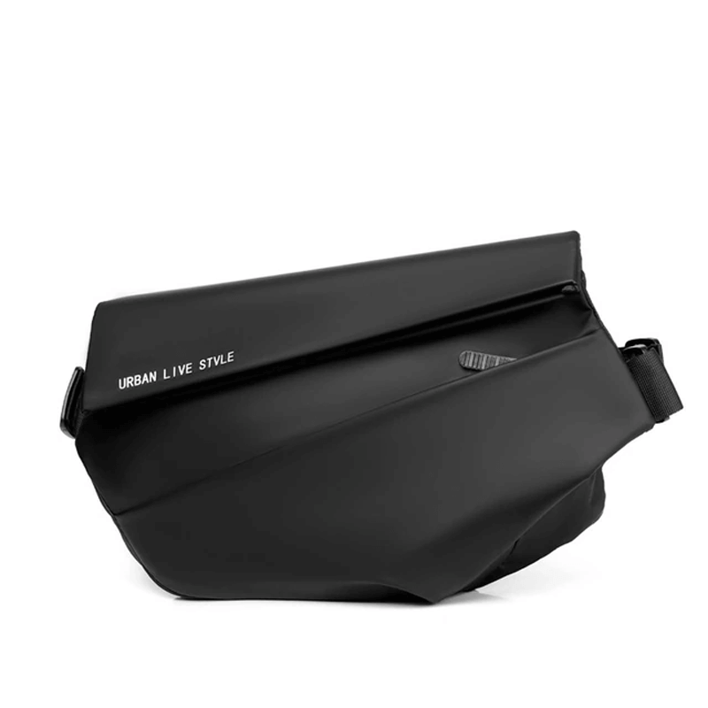 Multifunktionell Axelremsväska-Personligt-BB-Svart | PU-Hemnix