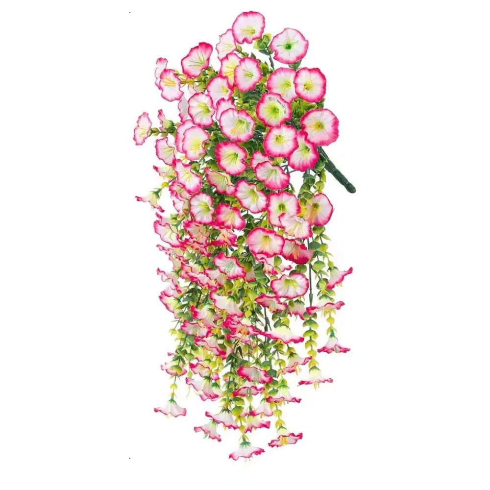 Konstgjorda hängande blommor för morgongloria – UV-beständig vinrankadekor MILA Sverige