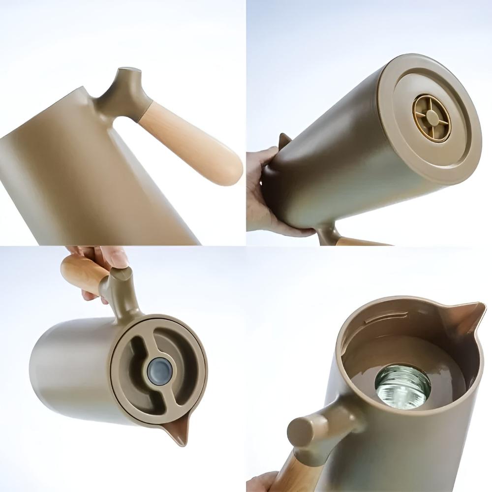 Carvallo – Isolerad Karaff med Trähandtag för Stilig Njutning Carvallo