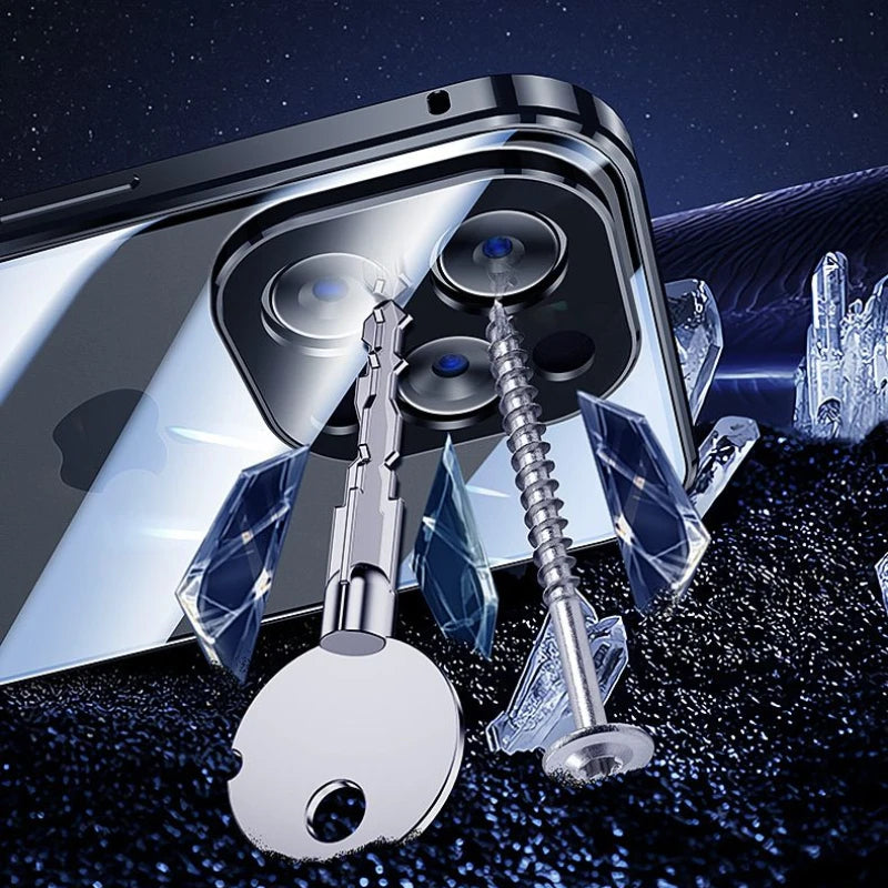 iPhone Hårdgjort glasfodral - Reptålig och alltid skyddad från insyn-Phone Accessories-Bellasverige-Hemnix