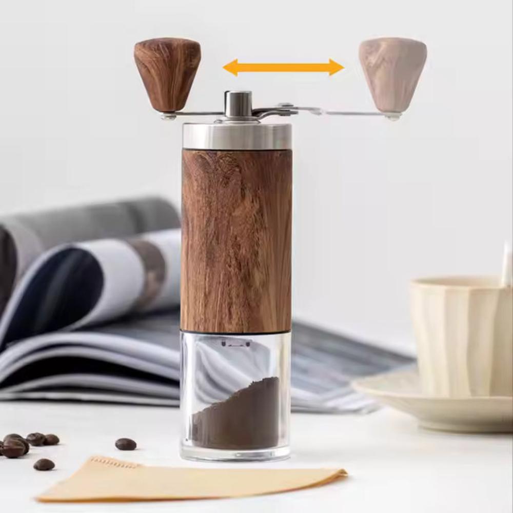 Trä Mekanisk Kaffekvarn Carvallo