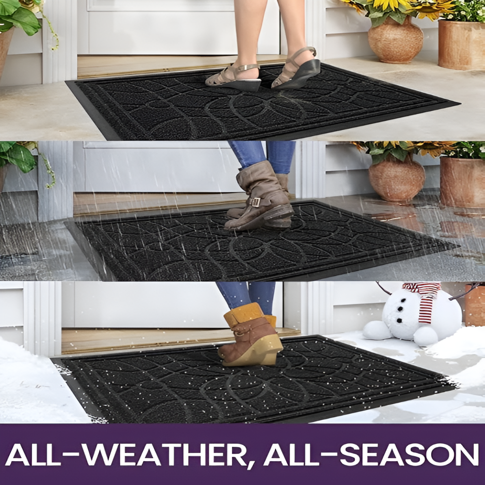 Mandala-mönstrad dörrmatta Carvallo