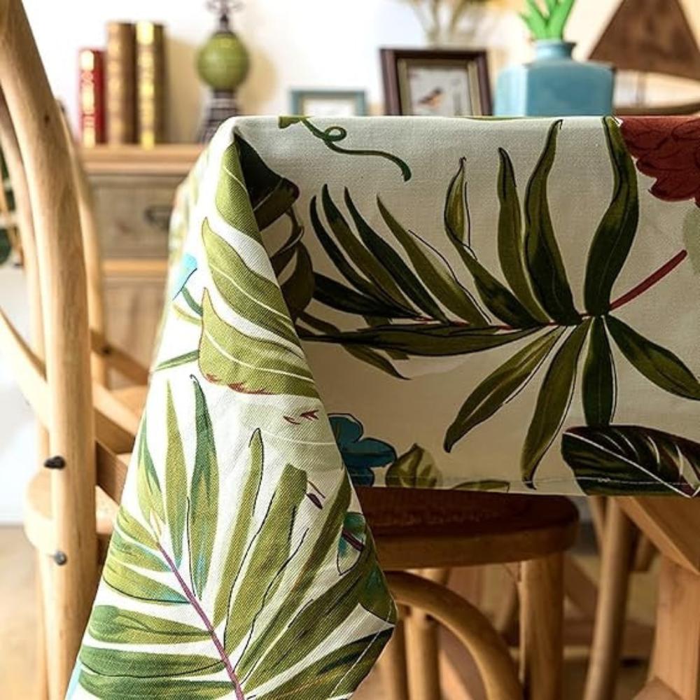 Monstera Leaves Bomullsduk Carvallo