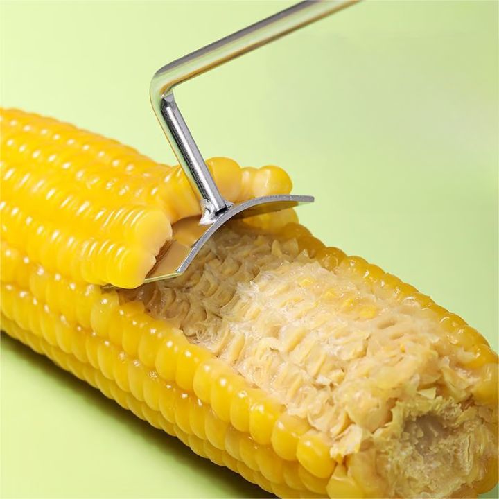 SteelSlice - Majsskalare i rostfritt stål MILA Sverige