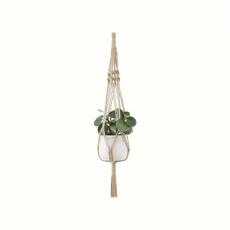 NatureKnot - Handwoven plant hanger for stylish gardens | 1+1 Free Carvallo