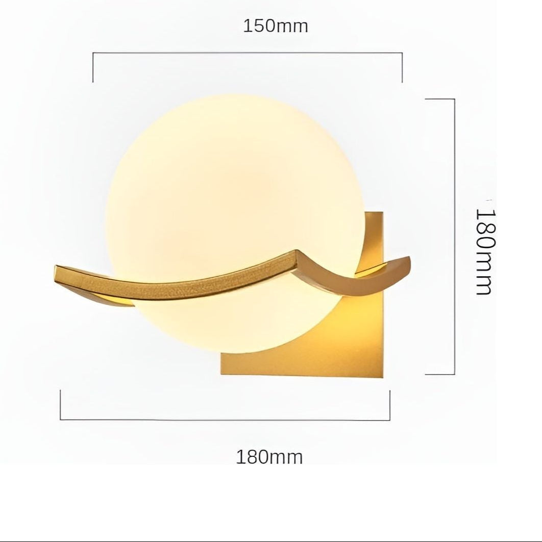 LED-vägglampa i glas – Modern, Dekorativ belysning Carvallo