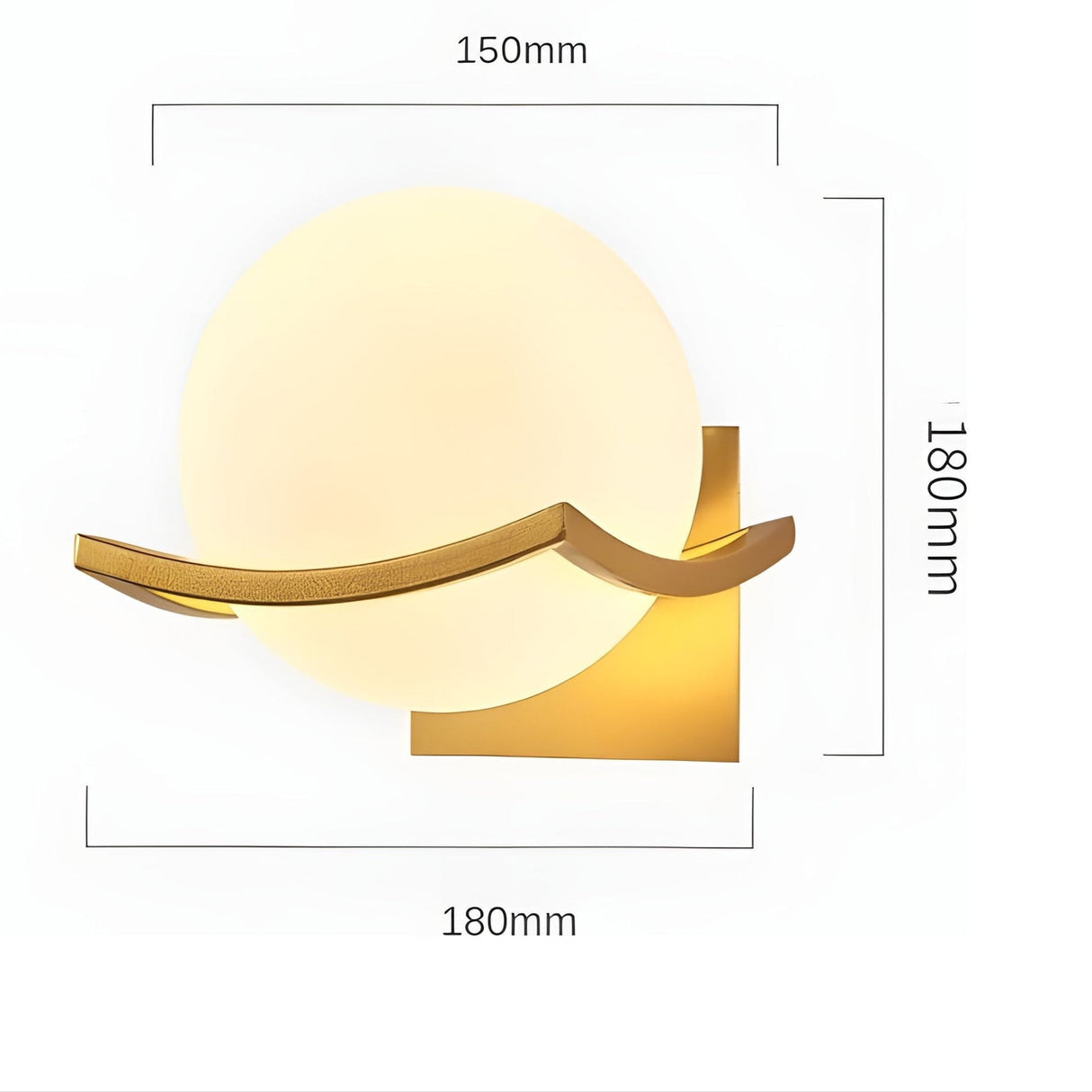 LED-vägglampa i glas – Modern, Dekorativ belysning Carvallo