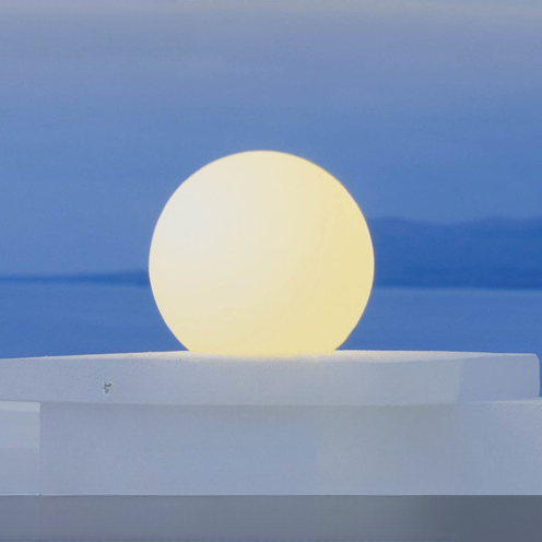 Dekorativ solkraftad trädgårdsglob LED utomhusbelysning Carvallo