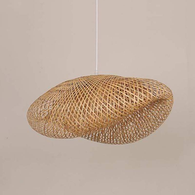 ZenBamboo LED Hänglampa Bollar av Bambu för Sovrum Carvallo