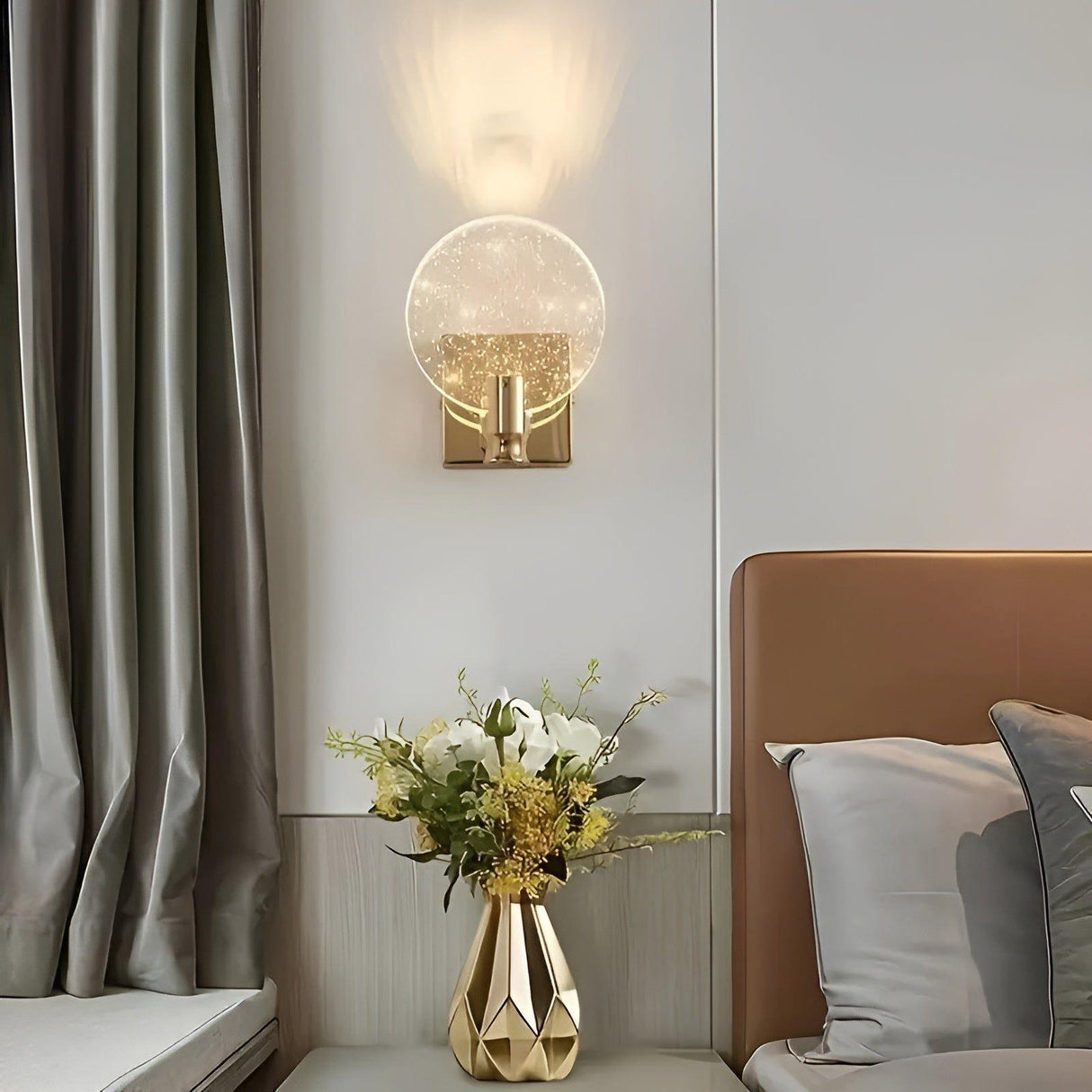 RadianceCrystal Light – Justerbar Lyxig Kristall Vägglampa Carvallo