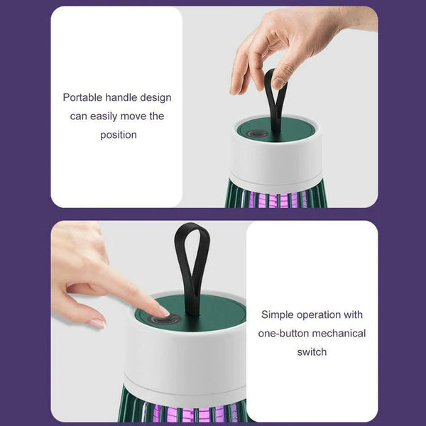 Insektsfälla för inomhus och utomhusbruk - Tyst myggfälla för familjesäkert, kemikaliefritt skydd MILA Sverige