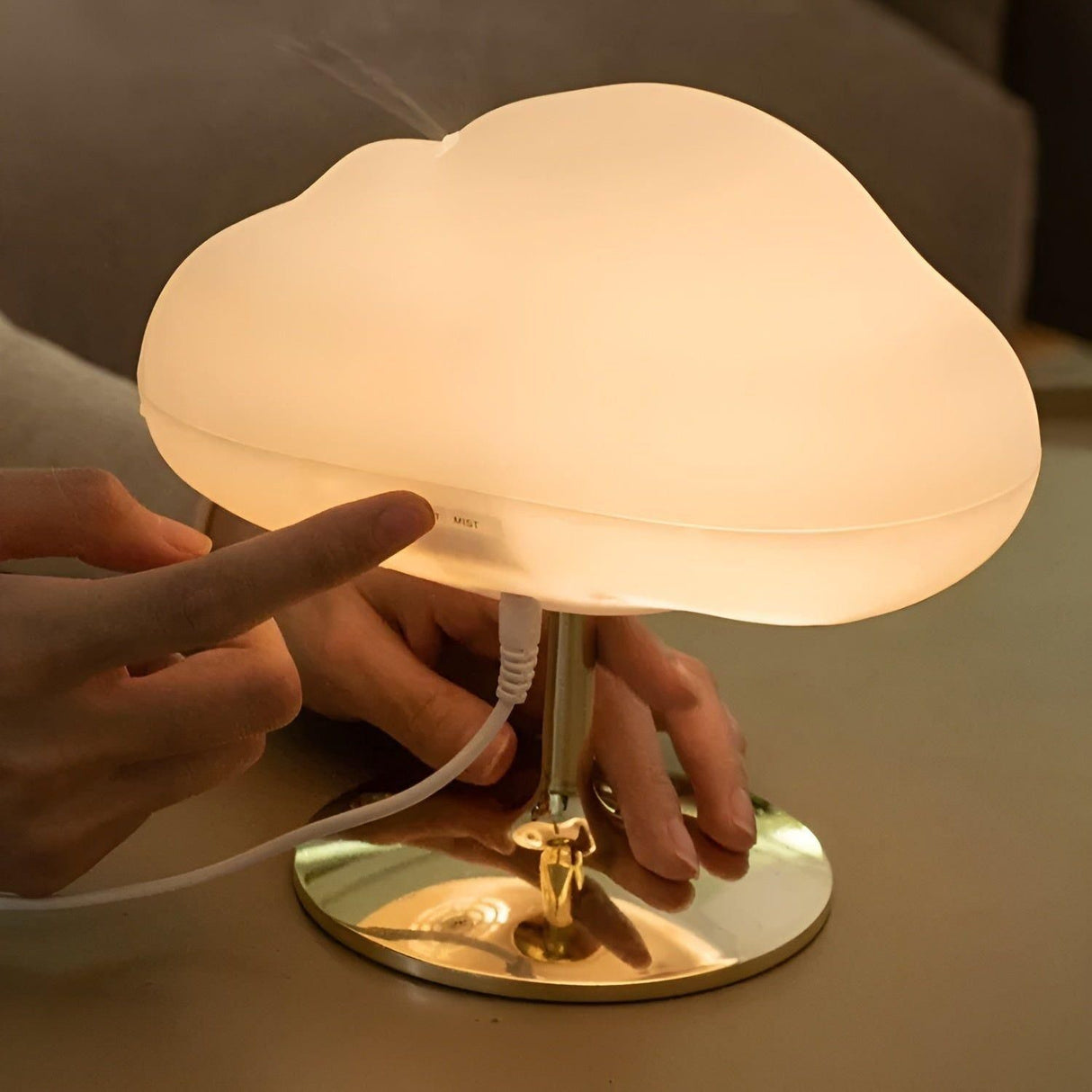 MistCloud Diffuser - Ultraschall USB Luftrenare & eterisk olja sprej för lugnande atmosfär Carvallo