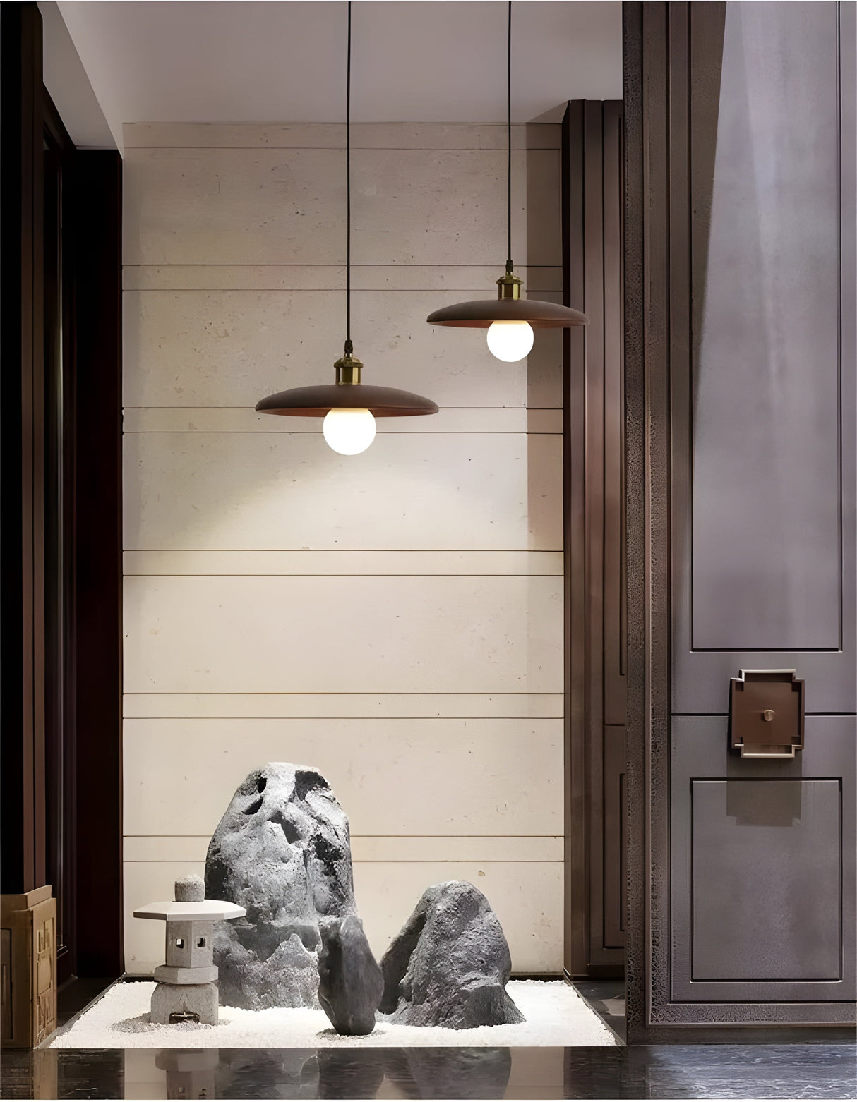 NatureLuxe Light - Dekorativ Trä Taklampa Carvallo