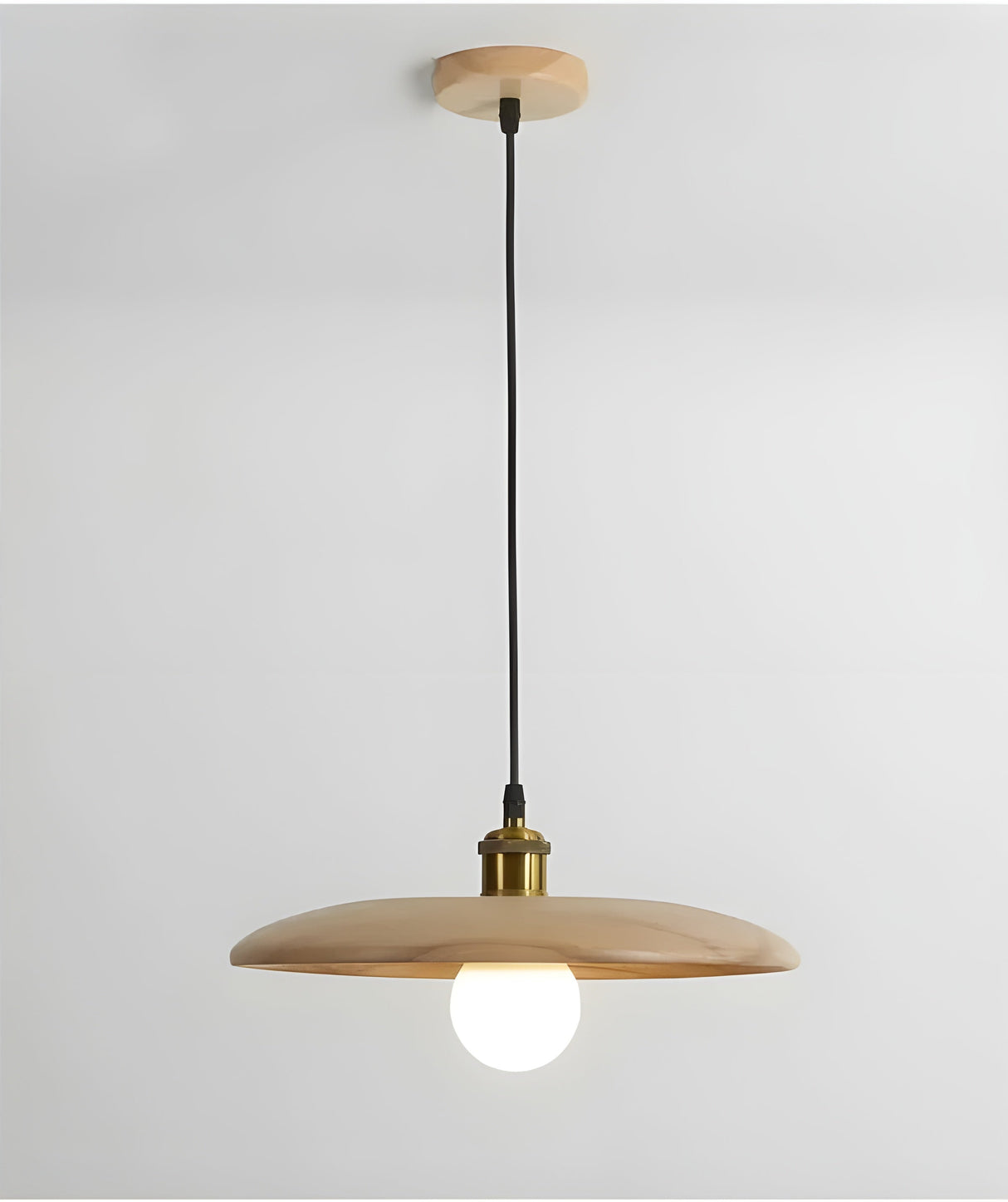 NatureLuxe Light - Dekorativ Trä Taklampa Carvallo