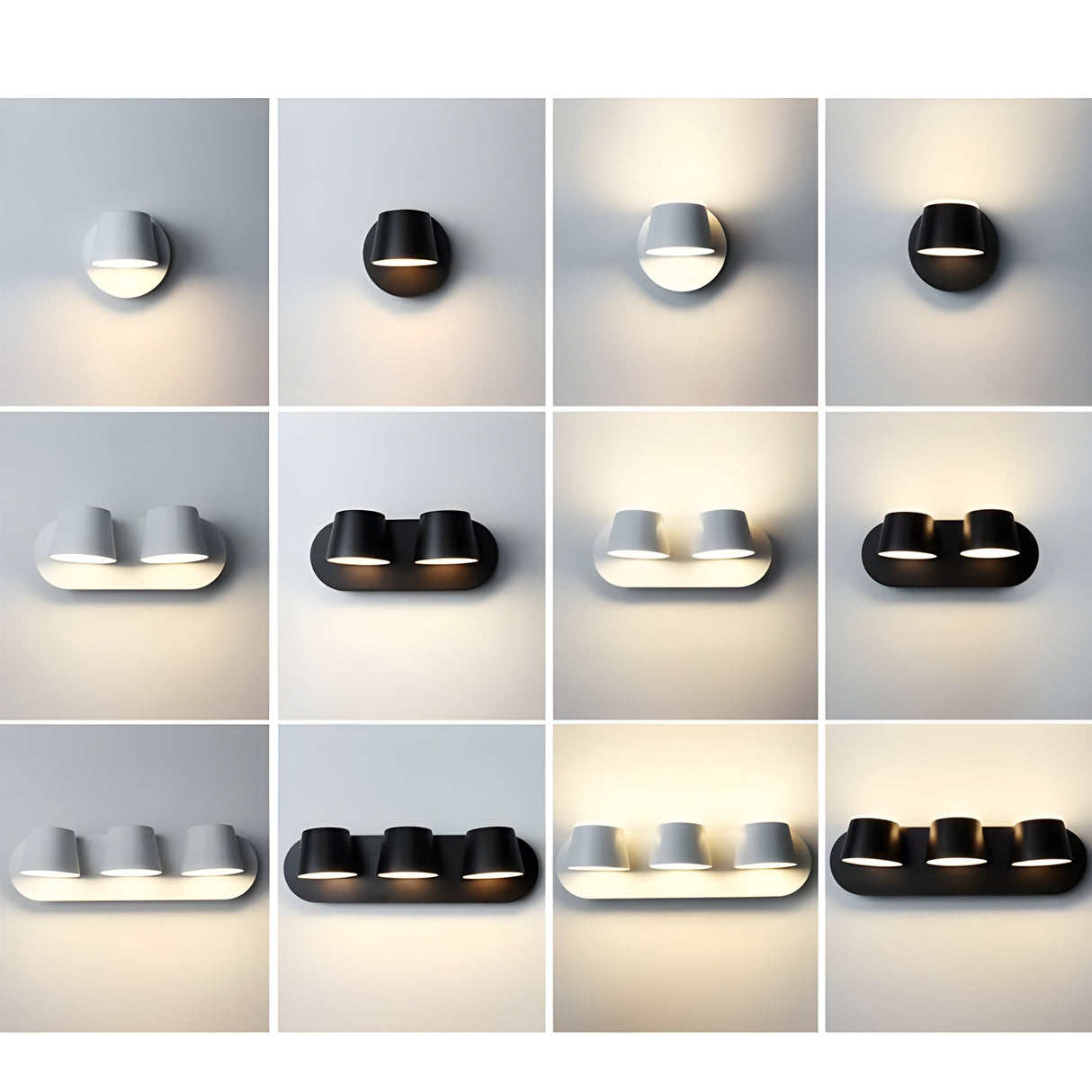 BrightWay Light – Justerbar 360-graders LED-vägglampa Carvallo