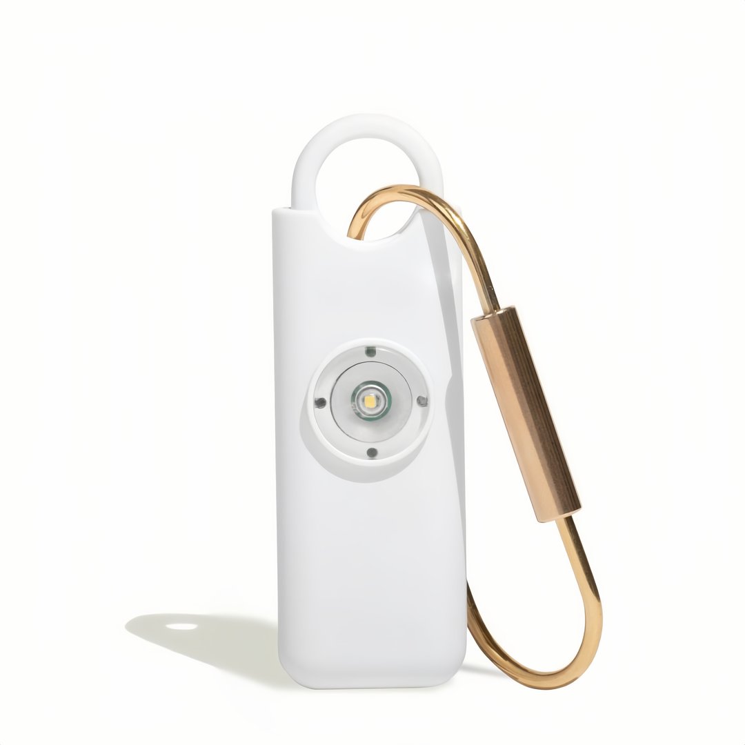 Lilly™ Säkerhetslarm på nyckelring-Hemnix-Vit-Hemnix