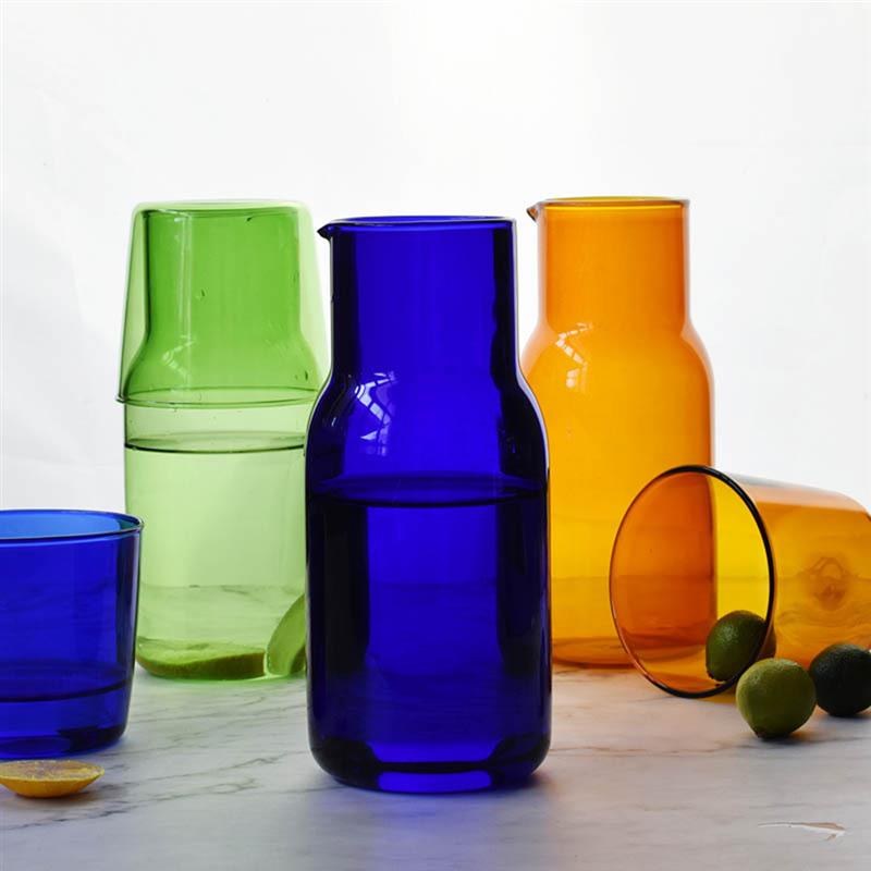 Glas Kanna & Tumblers Set – 500ml Borosilikat Vattenset Carvallo