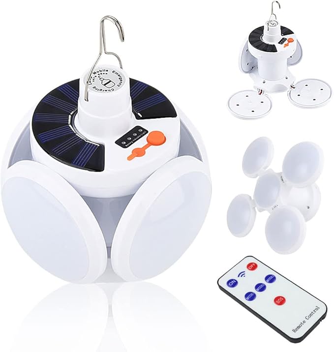 Praktisk Solär Utomhus- och Campinglampa Carvallo