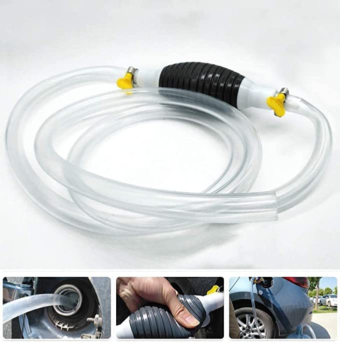 Carvallo | Vätskepump FlowMaster One | Handpump för bensin, vatten och olja | Bärbar och utan ström | För bil, båt och trädgård Carvallo