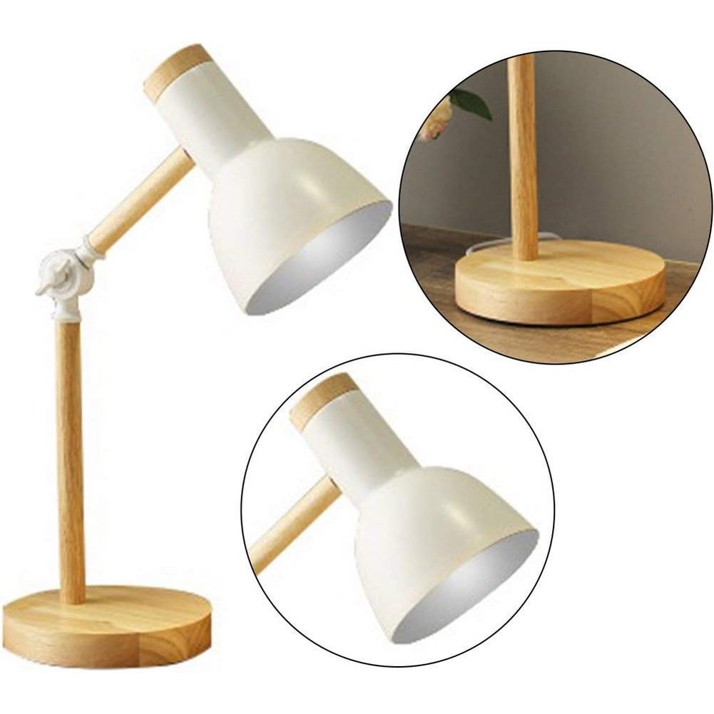 Träjusterbar Bordslampa | Nordisk Belysning Carvallo
