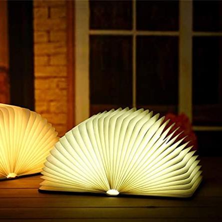 Trä Förhäxad Bok Lampa Carvallo