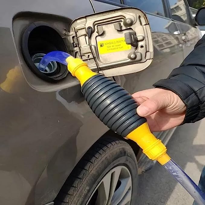 Carvallo | Vätskepump FlowMaster One | Handpump för bensin, vatten och olja | Bärbar och utan ström | För bil, båt och trädgård Carvallo