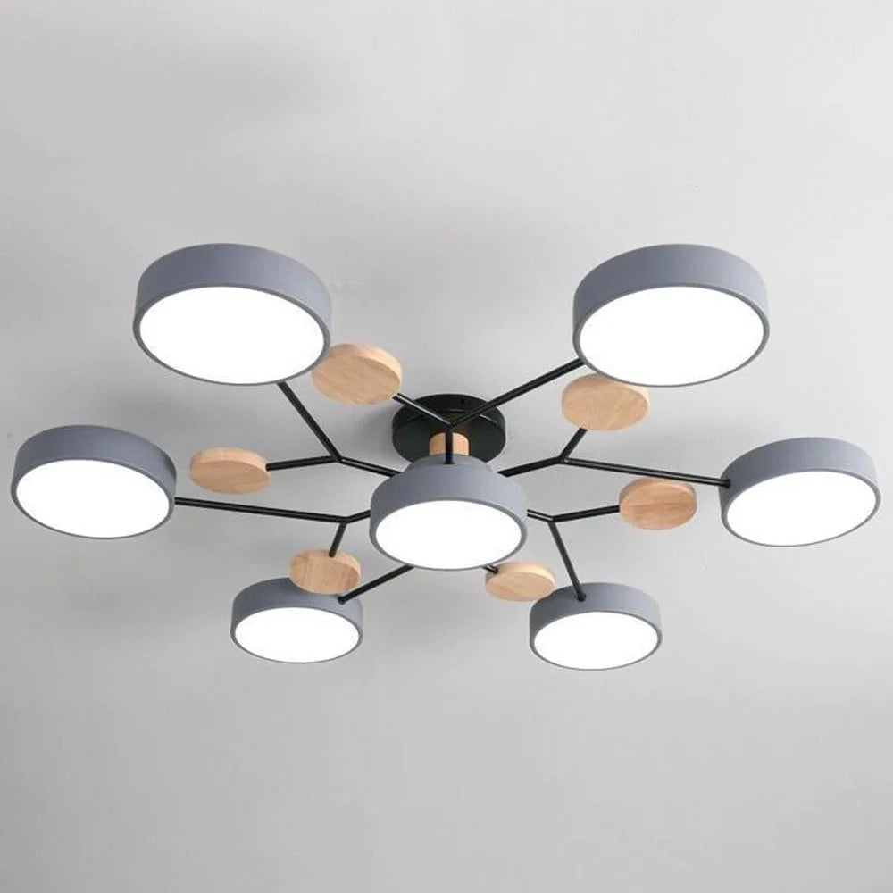 Taklampa Modern LED Flush Mount Kristallkrona Carvallo