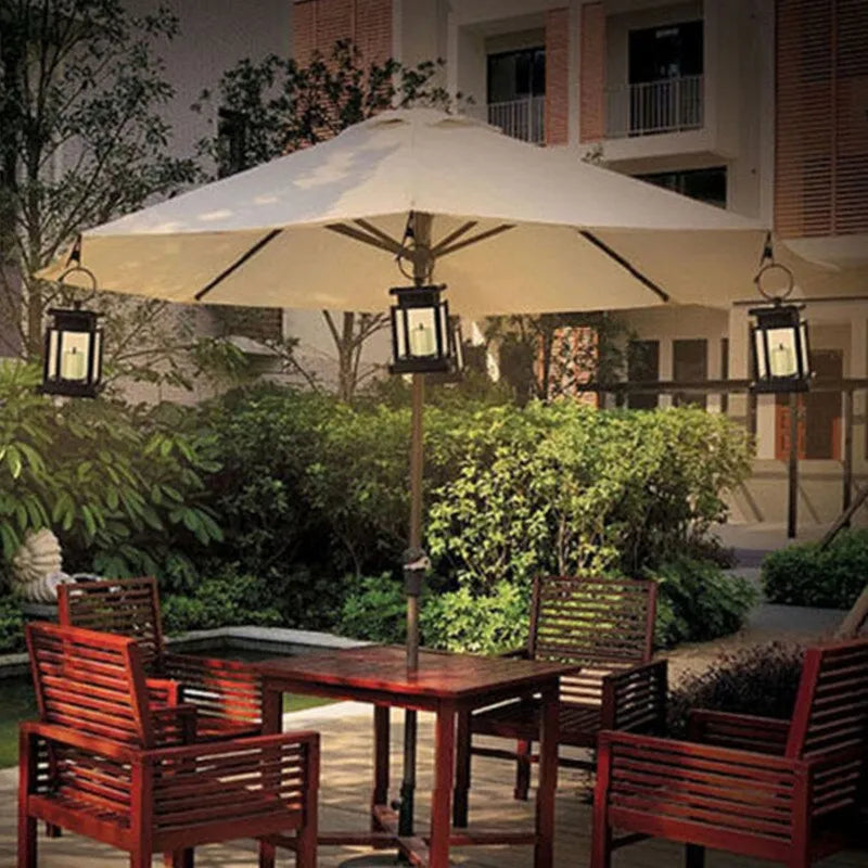 Solarlykta med LED-ljus – Hänglampa för trädgård och terrass, dekorerande ljus för utomhusområden Carvallo