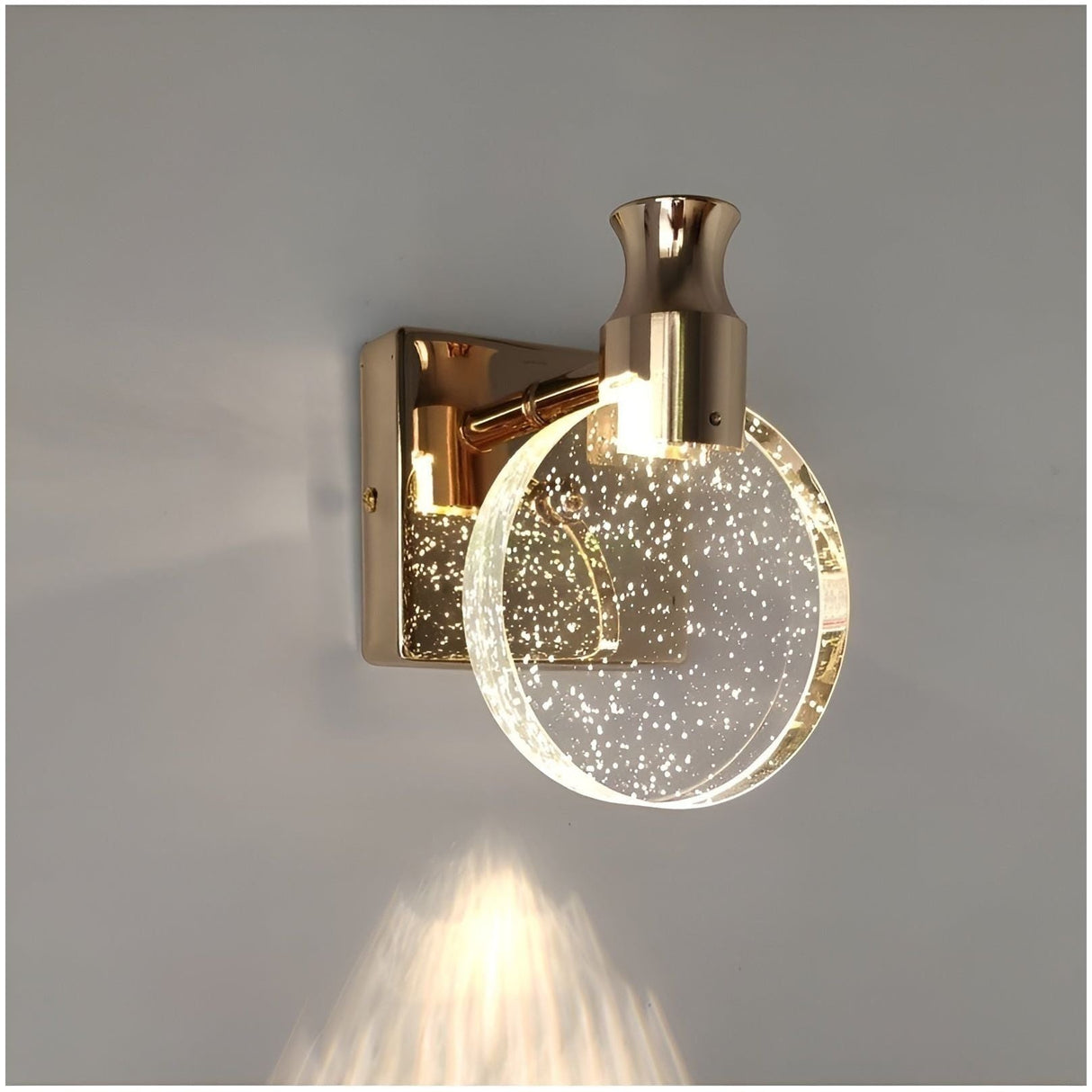 RadianceCrystal Light – Justerbar Lyxig Kristall Vägglampa Carvallo