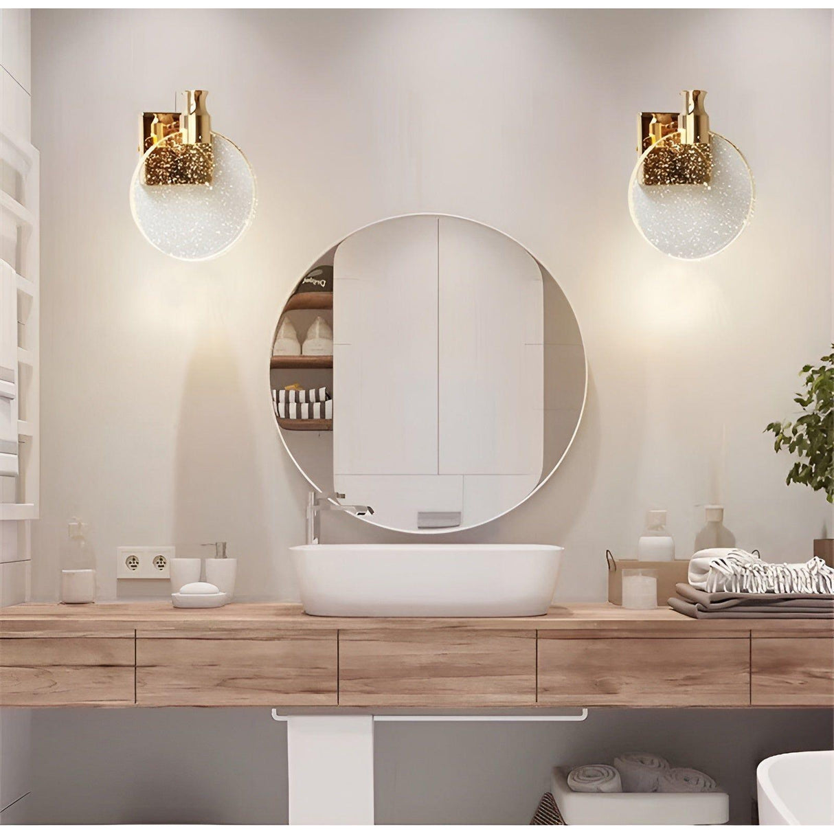 RadianceCrystal Light – Justerbar Lyxig Kristall Vägglampa Carvallo