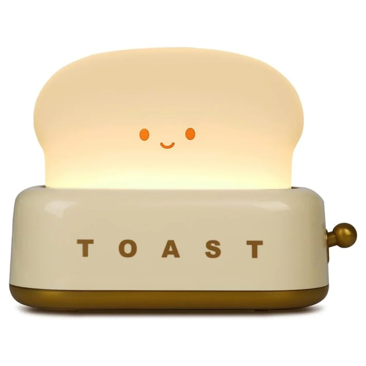 Söt sänglampa – Kawaii Toast LED-lampa för mysig belysning Carvallo
