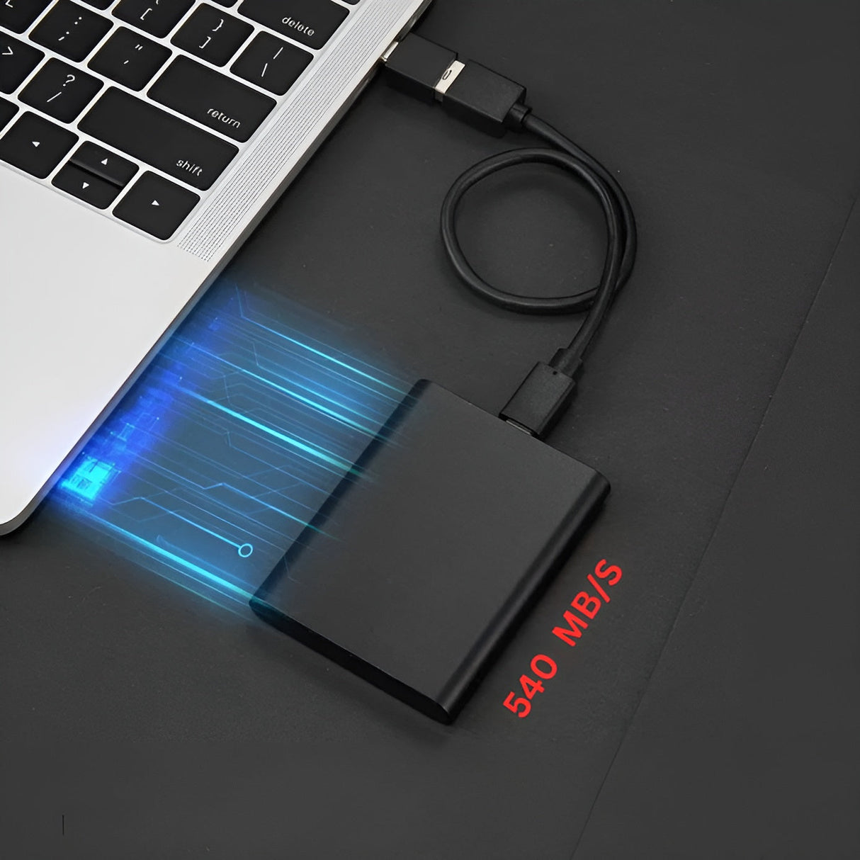 Extern SSD 2TB – Supersnabb lagring för PC & Laptop | Kompakt och Kraftfull Carvallo