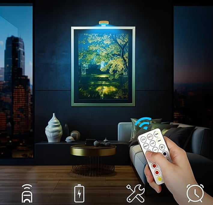 MagnaGlow – Ritljuspanel med 13 effekter Carvallo