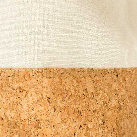 Carvallo LinoNest | Från hållbar bomullslinne | Rund & lätt bärbar | Modernt naturdesign Carvallo