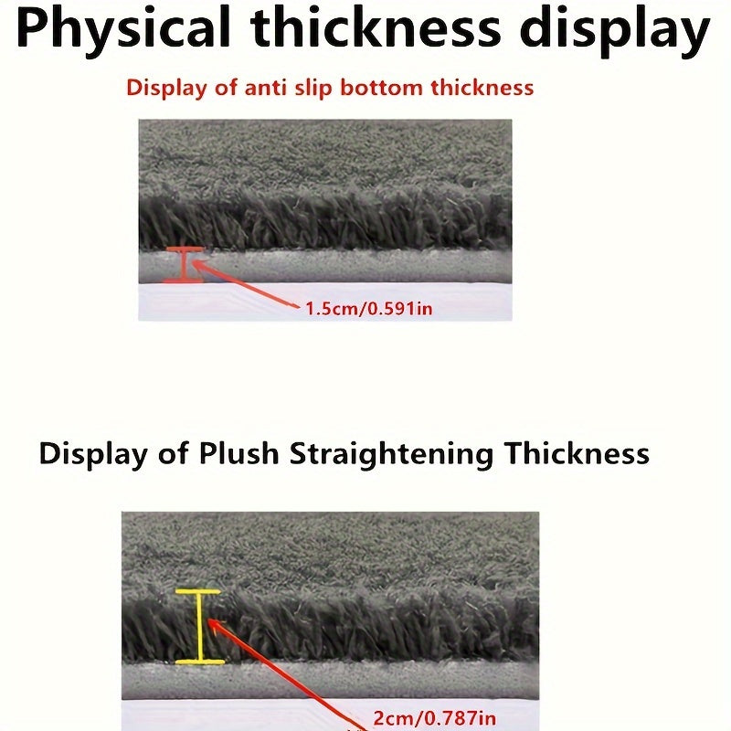 Premium Super Soft Badmatta - Absorberande, Halkfri och Bekväm för Badrummet Carvallo