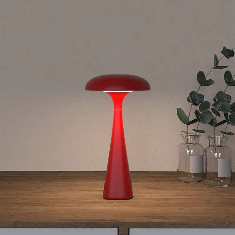 MushroomGlow - Elegant stilren LED bordslampa med belysning som kan anpassas Carvallo