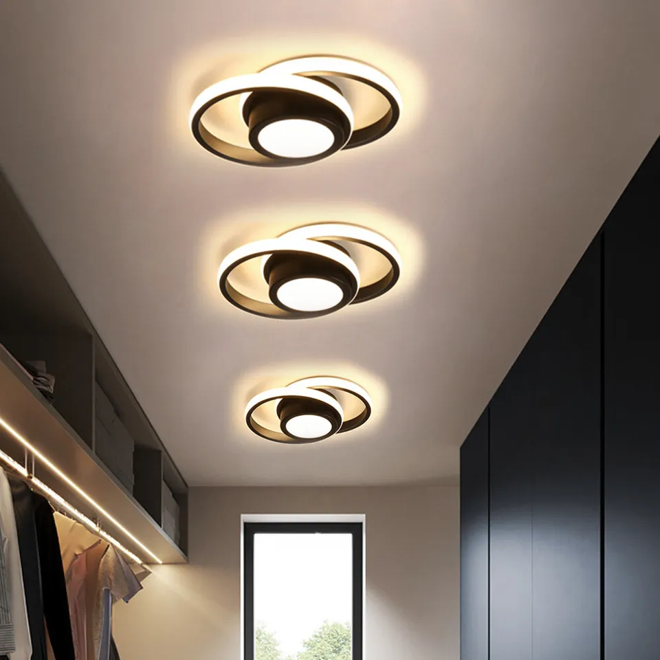 Dubbel Ring LED Taklampa | 10,6 tum Diameter | Sleek Minimalistisk Design | Modern Hem Accent | Brick by Brick Carvallo