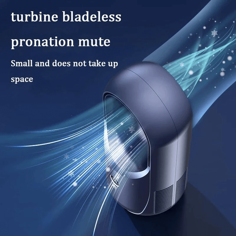 Portabel fläkt med LED-display 2000mAh-Kök-BB-Hemnix